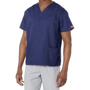 Dickies EDS Signature Scrubs Unisex V Neck - Size Small